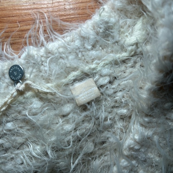 Anthropologie Ivory Knitted & Knotted Sweater Size Small - Picture 6 of 10